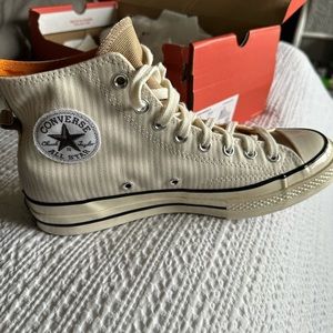 Brand New Converse Chuck 70 Hi Desert Sand/Egret/Egret purchased from Kith